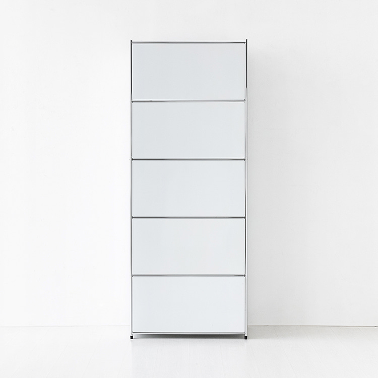 모듈가구 심플리 5단 수납장 BC101 77x40x196, 5단, 퓨어화이트 4792.7403