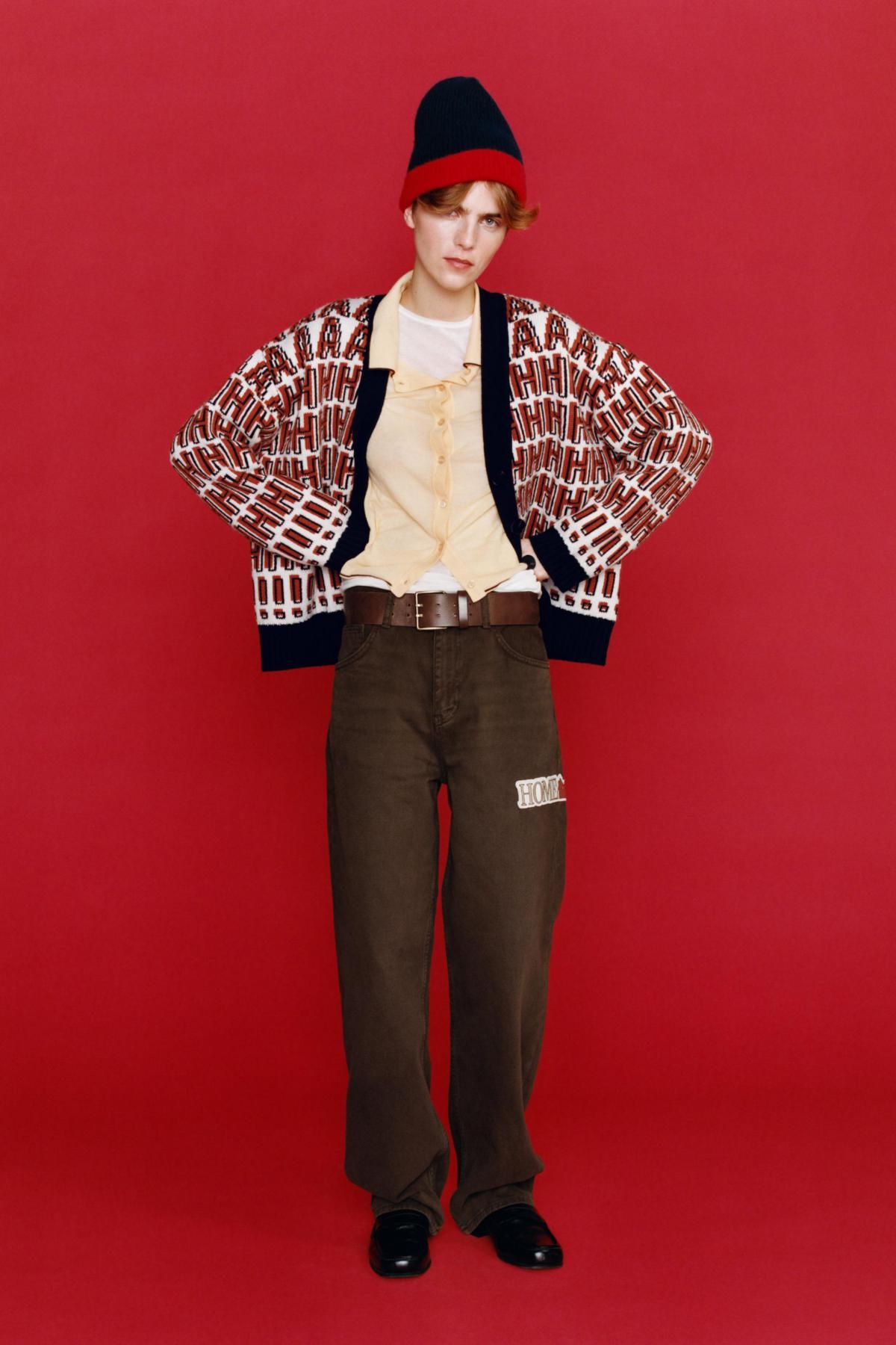 자라 오버사이즈 배기 데님 팬츠 6045/815 BROWN - 상세 이미지 2