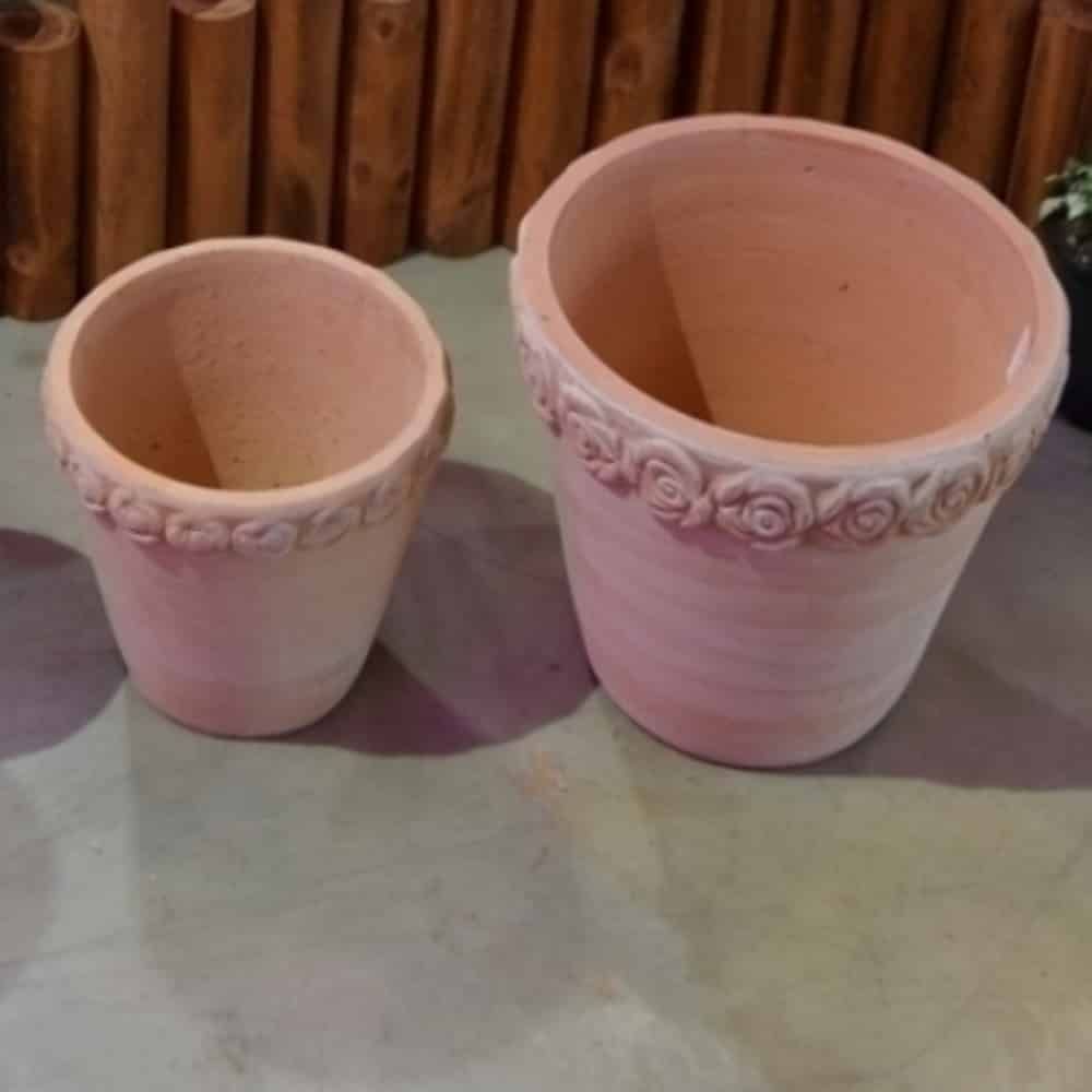 3개셋 토분 화분 테라코타화분 빈티지토분 예쁜화분 - 상품 이미지
