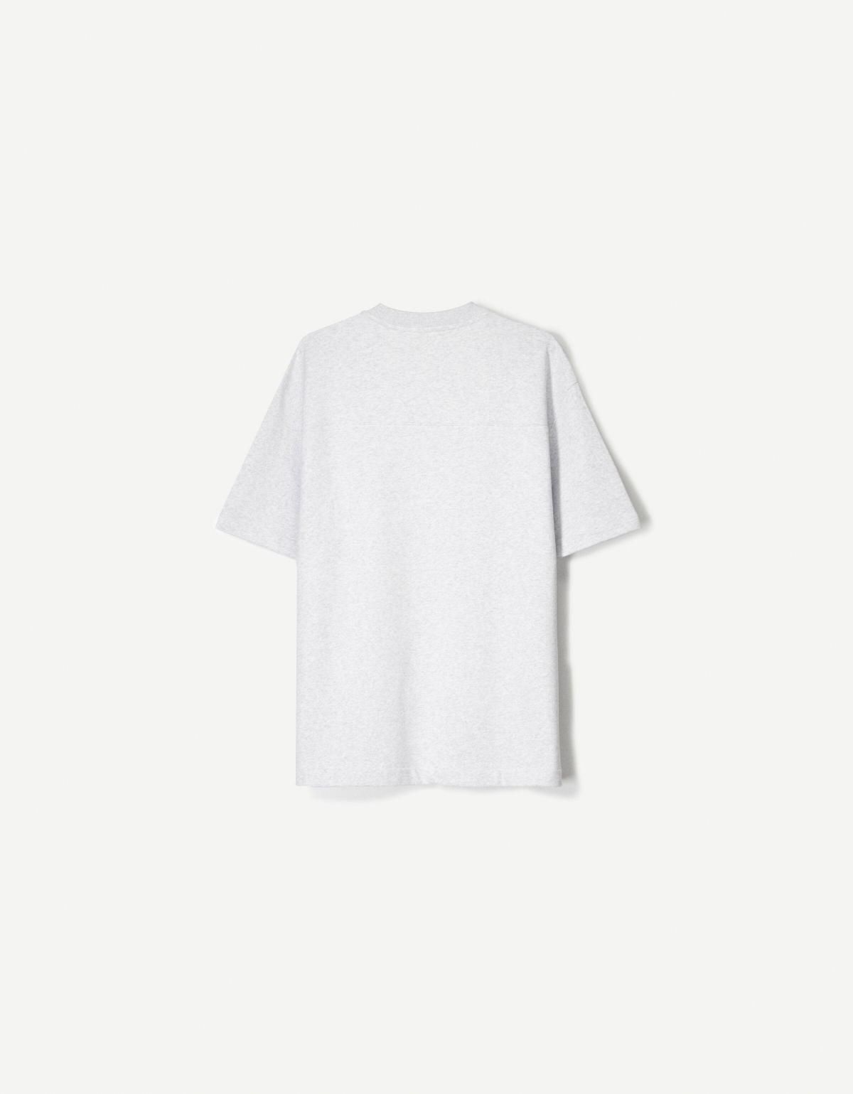 버쉬카 베이직 플러시 반팔 티셔츠 2807/777 GREY - 상세 이미지 2
