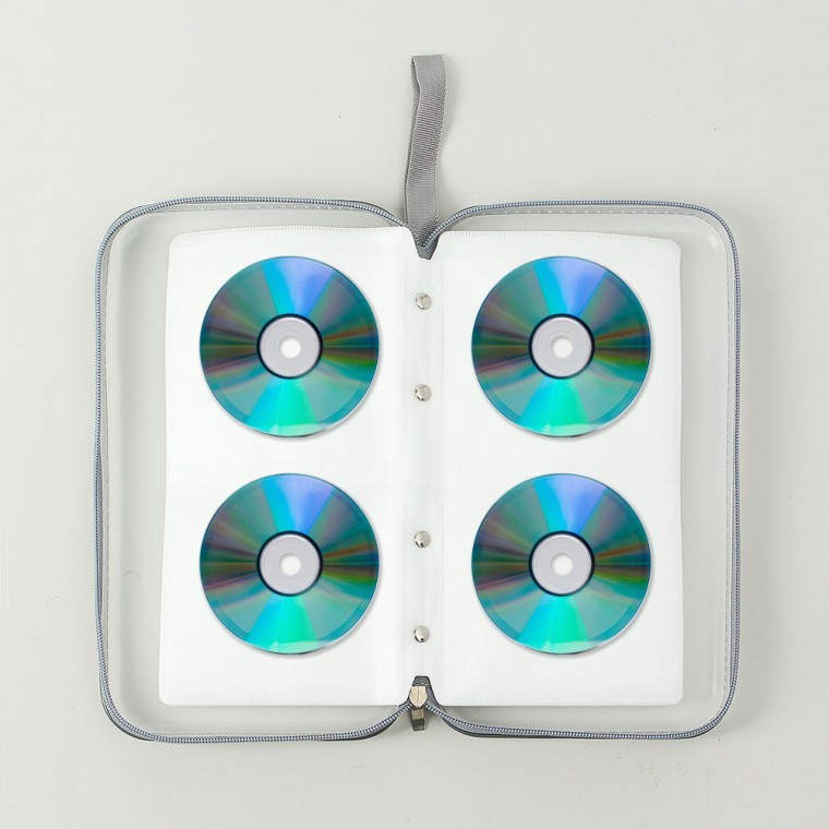 세이프 하드 CD 케이스(80장) (반투명) cd파우치 - 상품 이미지