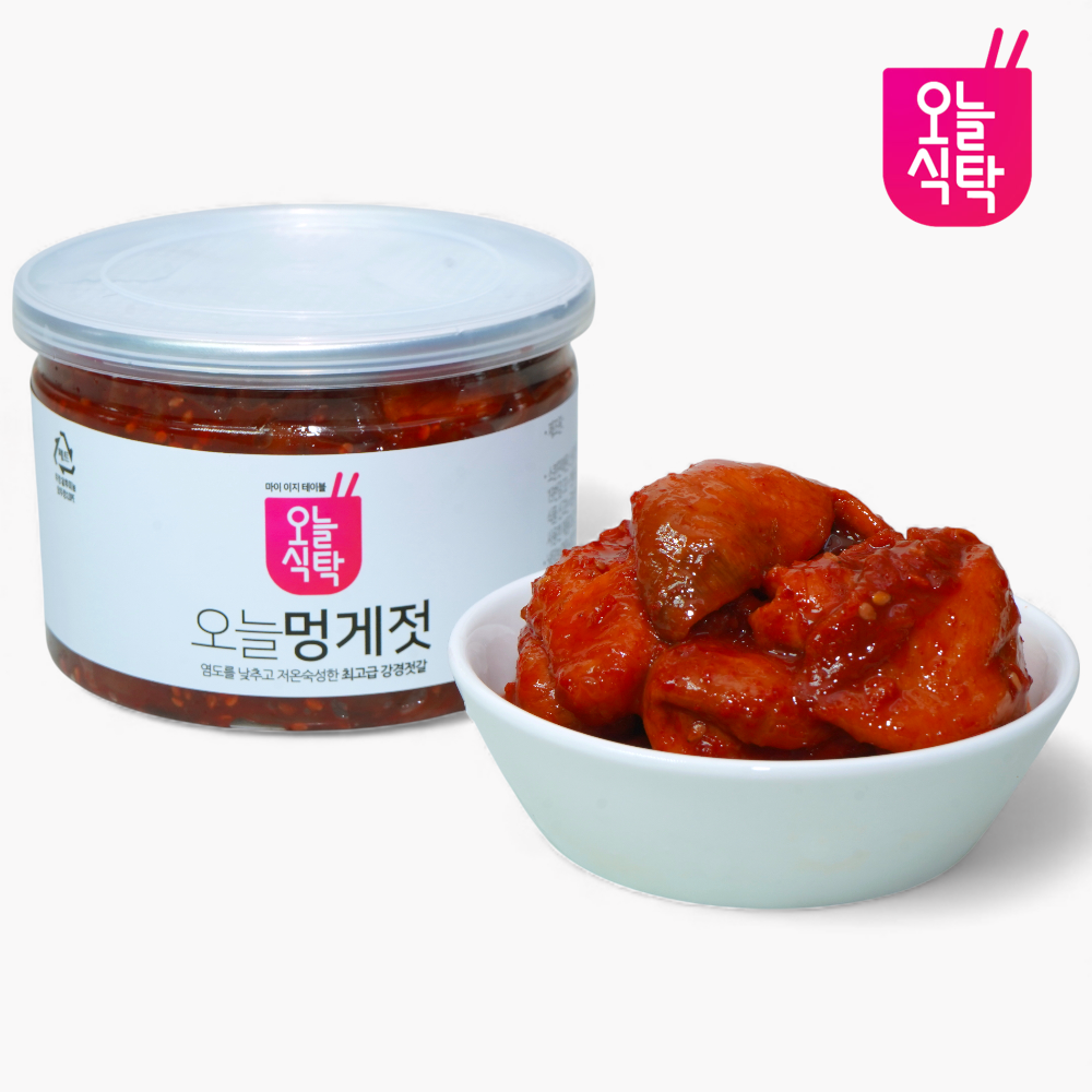 오늘식탁 국내산 강경 멍게젓갈 통영 멍게무침 선물용 가정용 800g / 400g - 상품 이미지