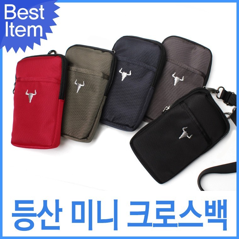 블루캣츠 JY934 블루마운트 미니 크로스백 힙색 등산 보조가방 - 상품 이미지
