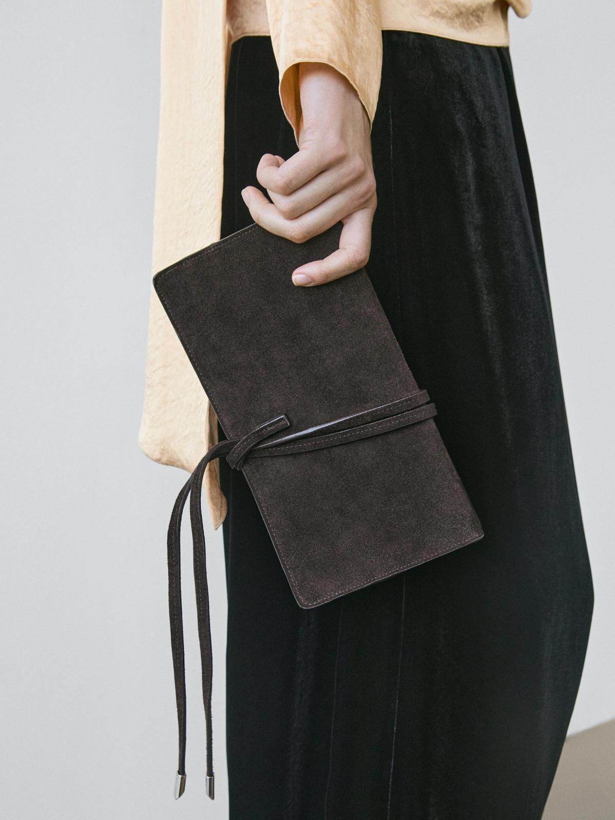 마시모두띠 벨벳 와이드 배기 팬츠 9006/950 BLACK - 상세 이미지 4