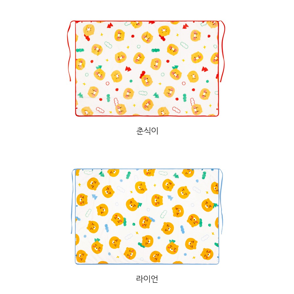 춘식이 무릎담요 야외담요 극세사 망토 카카오 굿즈 겨울템 이미지 6