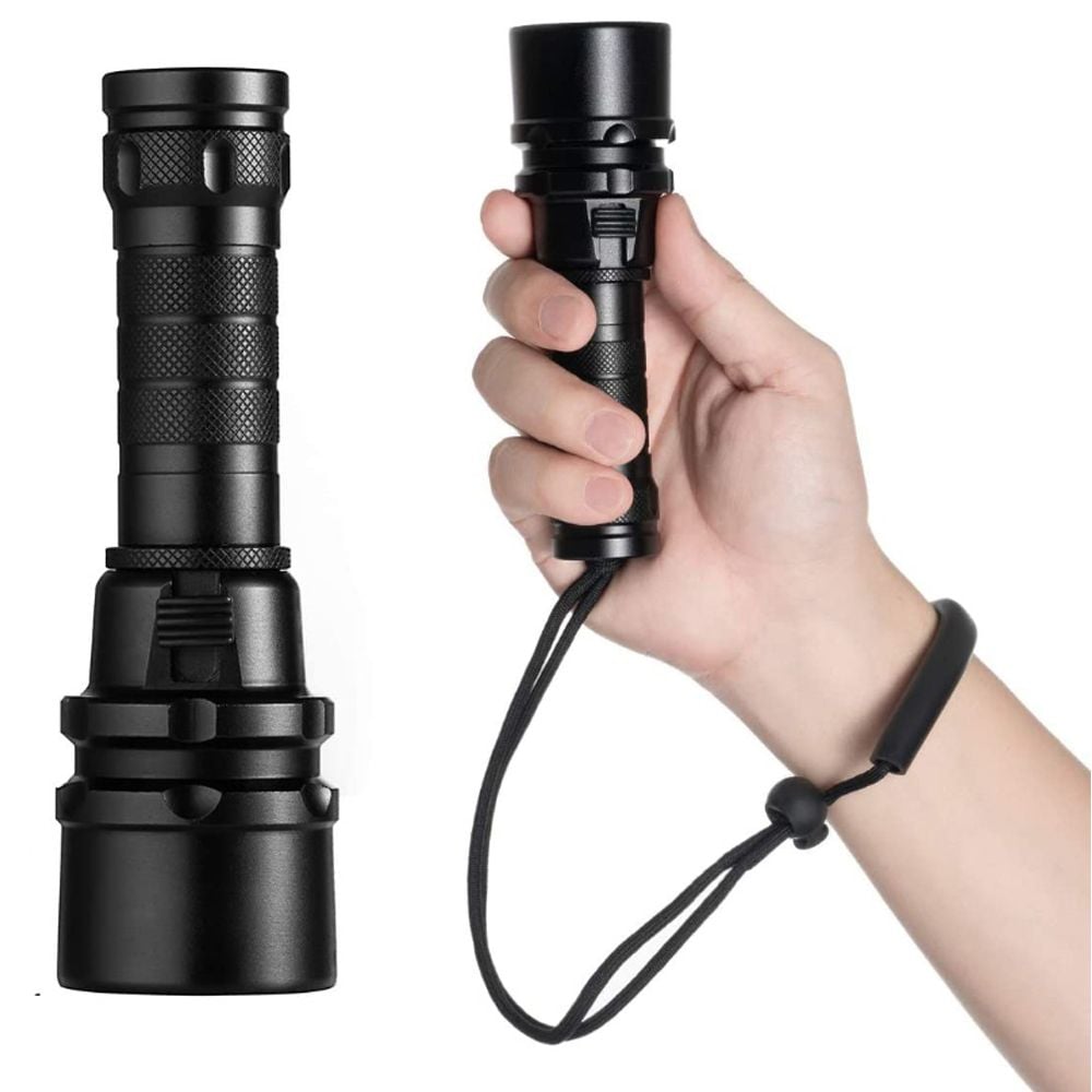 LED 충전식 수중 방수 스킨스쿠버 랜턴 손전등 후레쉬 - 메인 이미지