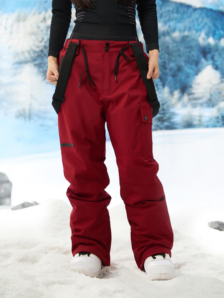 남녀공용 스키복 보드복 팬츠 바지 방수 방풍 통기성 블랙 176 XS - 상세 이미지 4