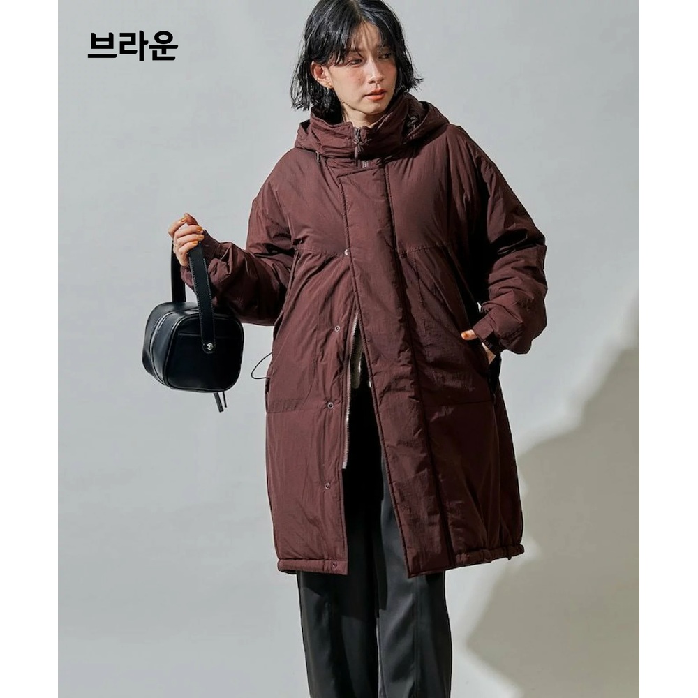 프릭스스토어 프리마 로프트 몬스터 롱 파카 여성 안솜 롱 패딩 25AW 블랙 M - 상세 이미지 3