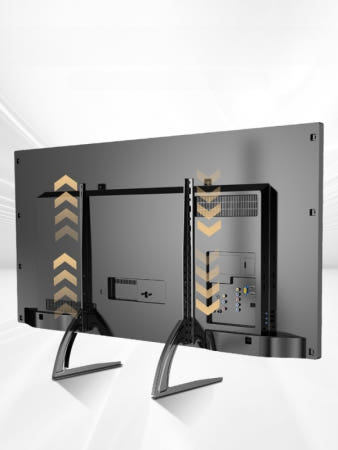 [해외]무타공 이젤형 이동식 높이조절 드릴이필요없는 TV 스탠드 브라켓 데스크톱 스탠드 거치대