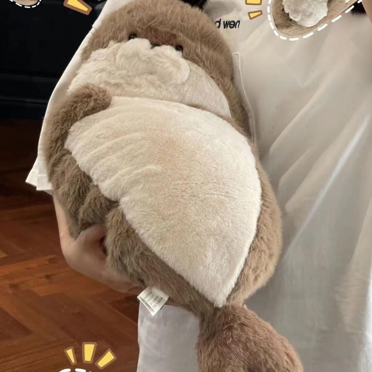 귀여운 바다표범 대형 해양관 선물용 초부드러운 포스터 인형 50cm - 상세 이미지 4