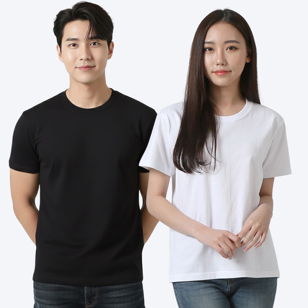 네이버 동화하우스 흰티 면티 반팔 무지티 남녀공용