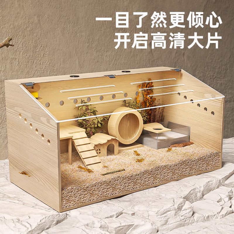 거북이사육장 육지 집 쉼터 플라스틱 수조 개구리 M 60x40x40 - 상세 이미지 3