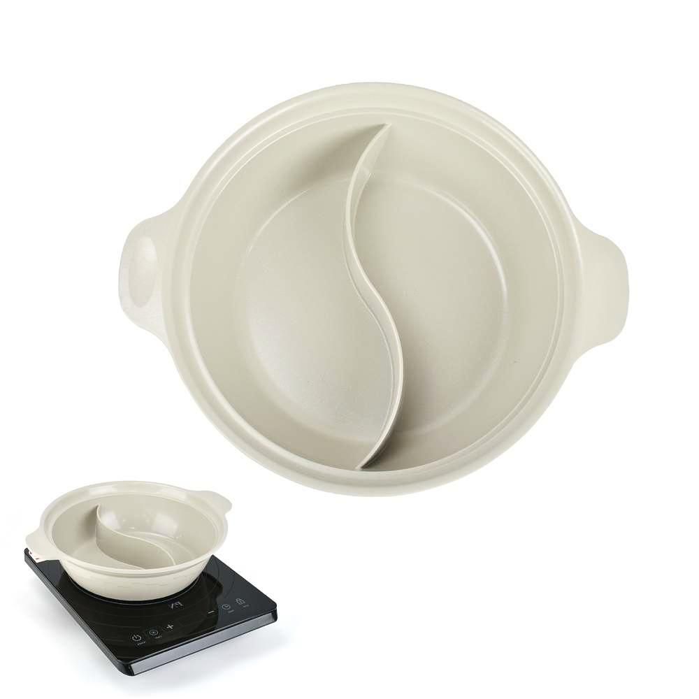 인덕션 양단 냄비 28cm 훠거 어묵탕 반반 주방 - 메인 이미지