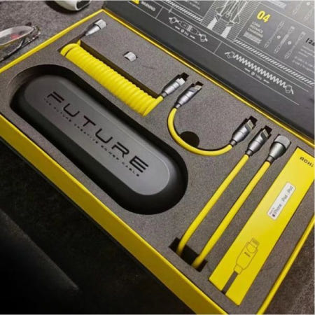 [해외]AOHI케이블 고속 충전기 데이터 240W 케이블 C타입 퓨쳐 1 CC단선 240W 10cm TPE 소재