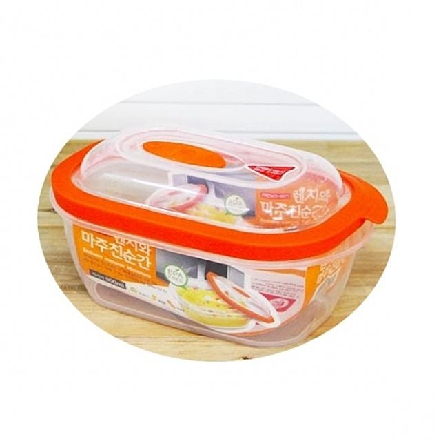 PJ전자렌지용기 직사각 900ml 2P 렌지용기 렌지그릇 - 상품 이미지