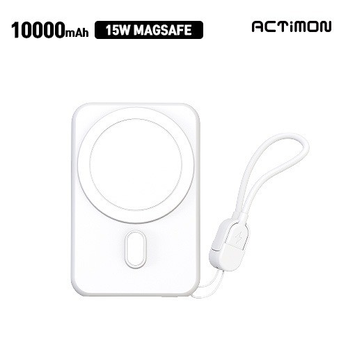엑티몬 고속 맥세이프 보조배터리 10000mAh (C to C) M-MAG15W-10000 - 상품 이미지