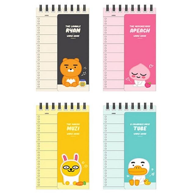 카카오프렌즈 상철 스프링 단어장 어피치 - 상품 이미지