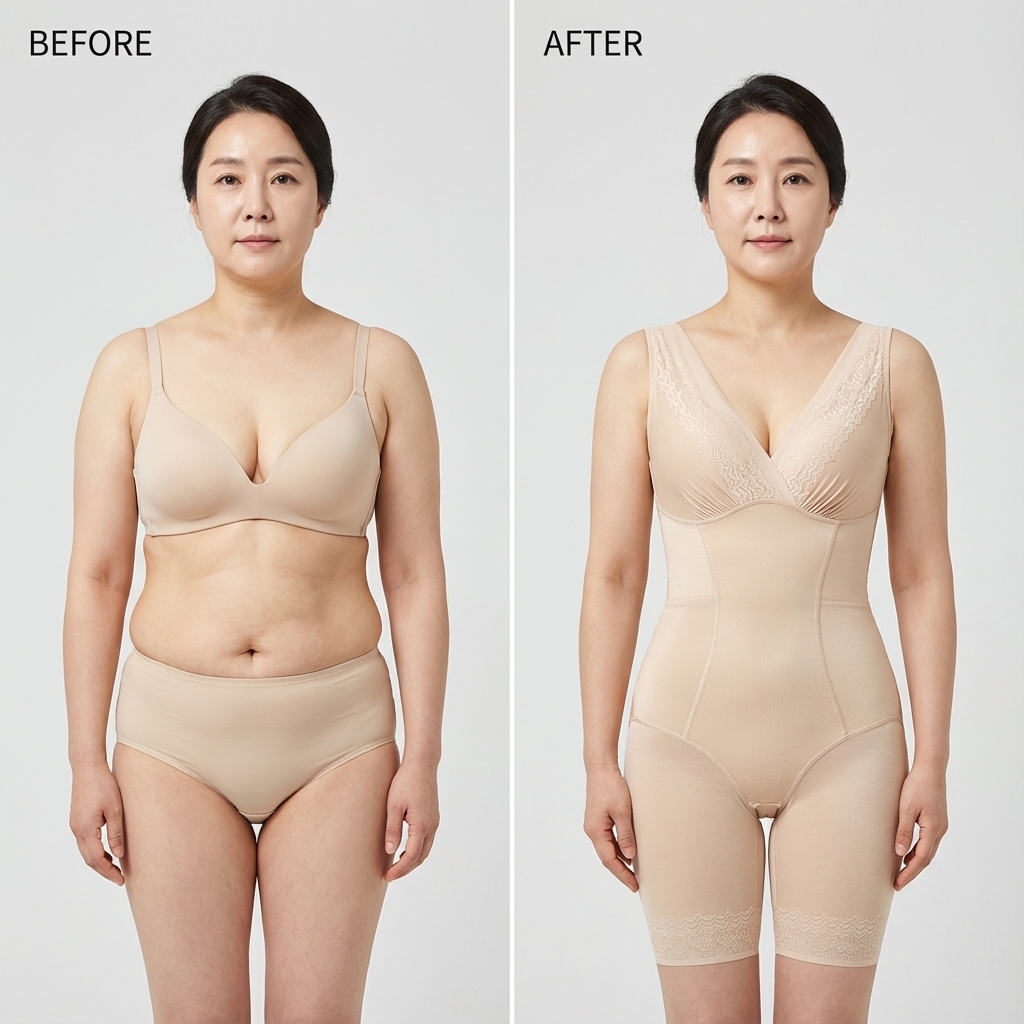 MERRIGE메리지6098 힙업 바디쉐이퍼 허벅지 보정올인원 빅사이즈보정속옷 이미지 2