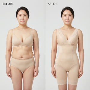MERRIGE메리지6098 힙업 바디쉐이퍼 허벅지 보정올인원 빅사이즈보정... 착용 후기 | 사이즈/핏 총정리 - 상품 이미지 2