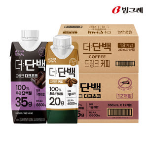 빙그레 더단백 드링크 커피 250ml 18팩 + 다크초코 330ml 12... 맛있게 먹은 솔직 후기 - 상품 이미지 1