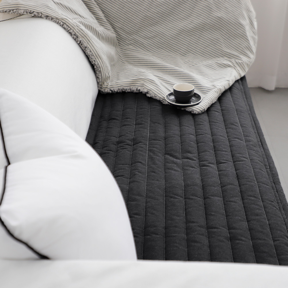 (색상추가)주문제작 맞춤 사계절 광목 순면 누빔 소파패드 다용도 침대패드