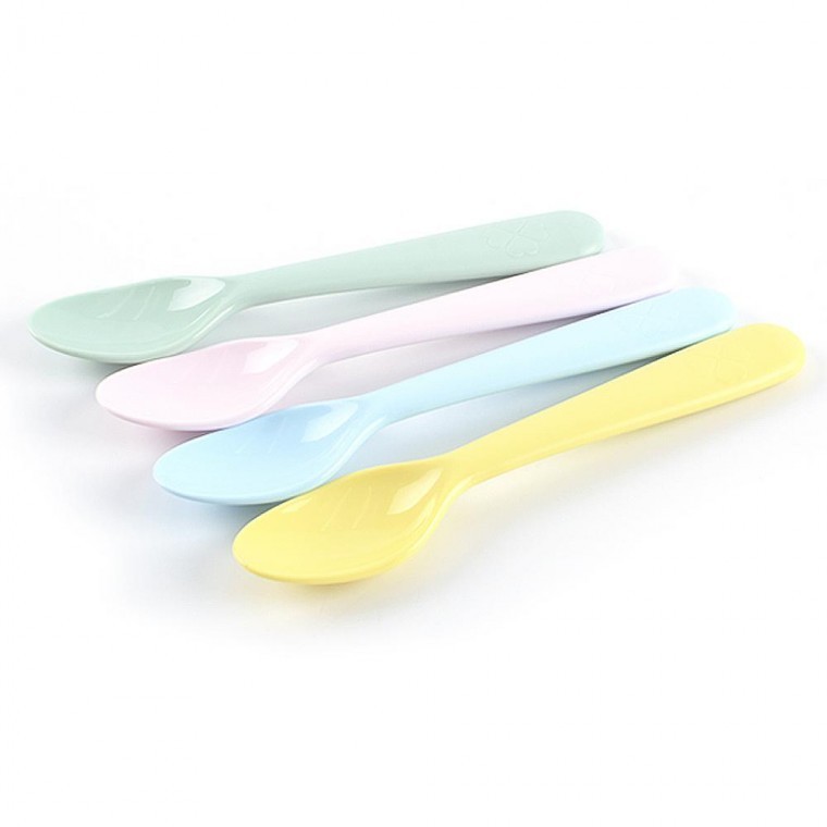 이케아 KALAS 칼라스 디저트 스푼 파스텔 4개입 숟가락 수저 식기류 요거트스푼 - 상품 이미지