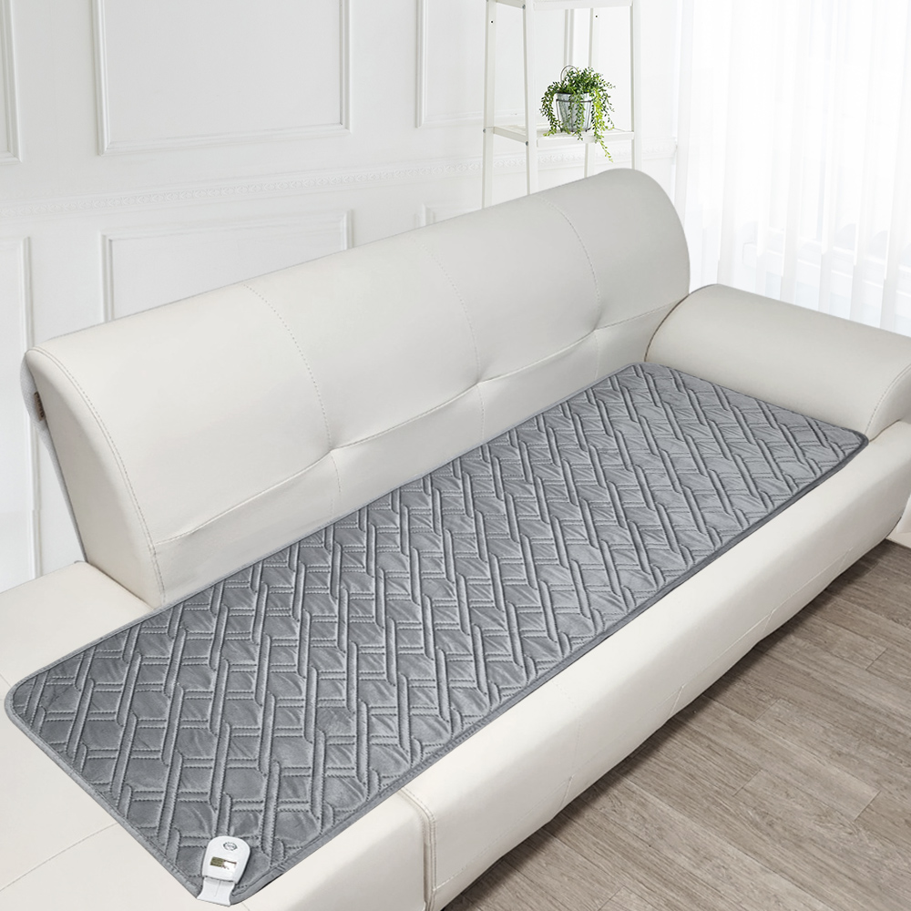 3H 한일온열기 탄소매트 쇼파용 전기 쇼파 소파 방석 온열 매트 장판 카본 전자파차단 엉뜨 3인용 50x140 그레이