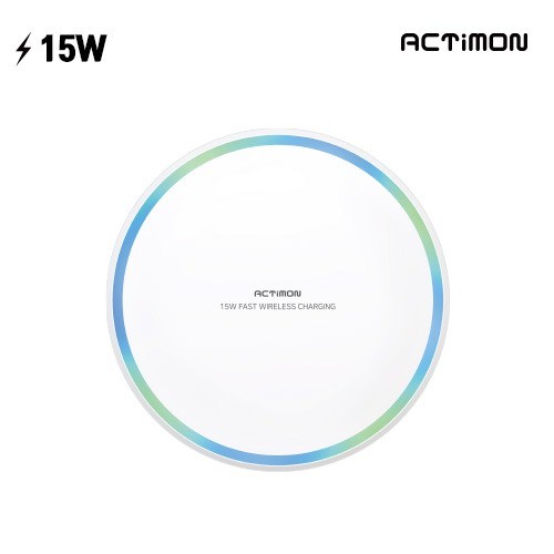 액티몬 15W 무선 충전 패드 (C-TYPE) M-LED-15W-QWCP1 - 메인 이미지