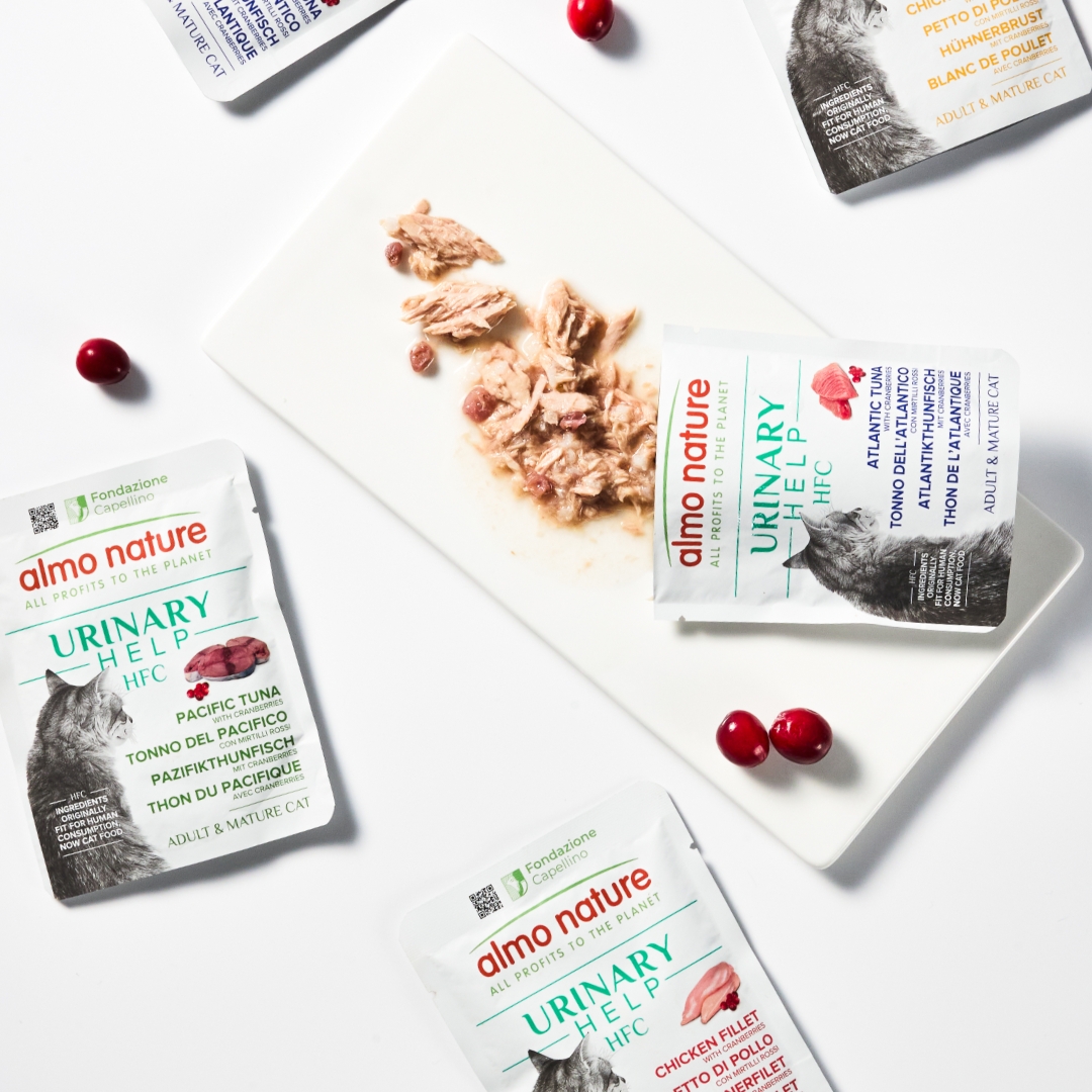 알모네이쳐 HFC 고양이 기능성 파우치 습식사료 유리너리 헬프 닭안심살+크랜베리, 50g, 24개 - 상세 이미지 2