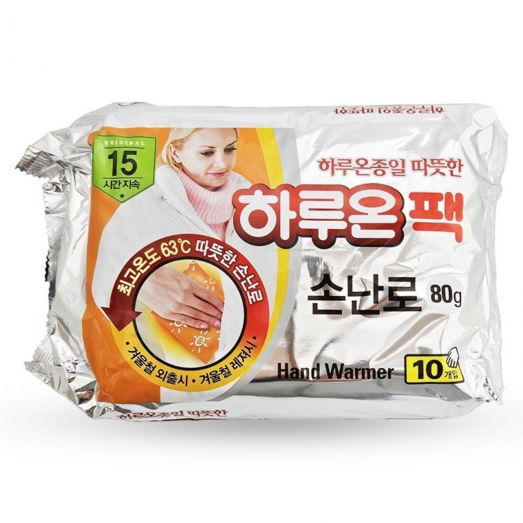 하루온팩 손난로(10매입) 8987 포켓용 흔드는 핫팩 - 상품 이미지