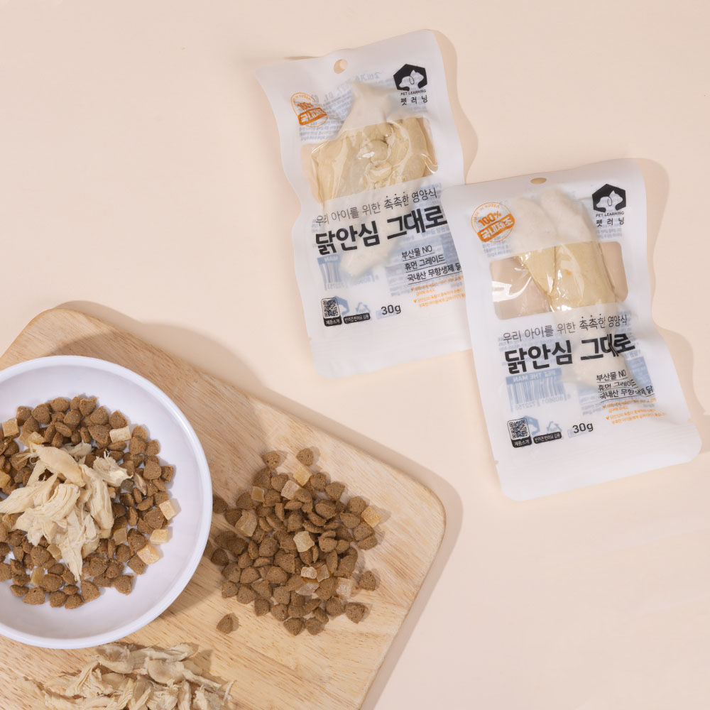 펫러닝 고양이닭가슴살 닭안심그대로 30P 국내산 이미지 2