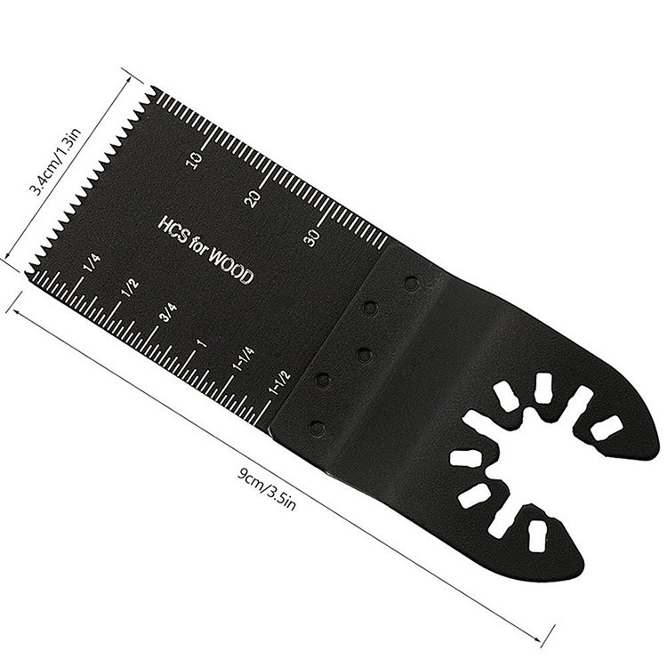 멀티커터 날 진동 무선 가벽컷팅기 교체날 멀티툴 전동 34mm 목공용 미세 이빨 톱날 5개 - 상세 이미지 3