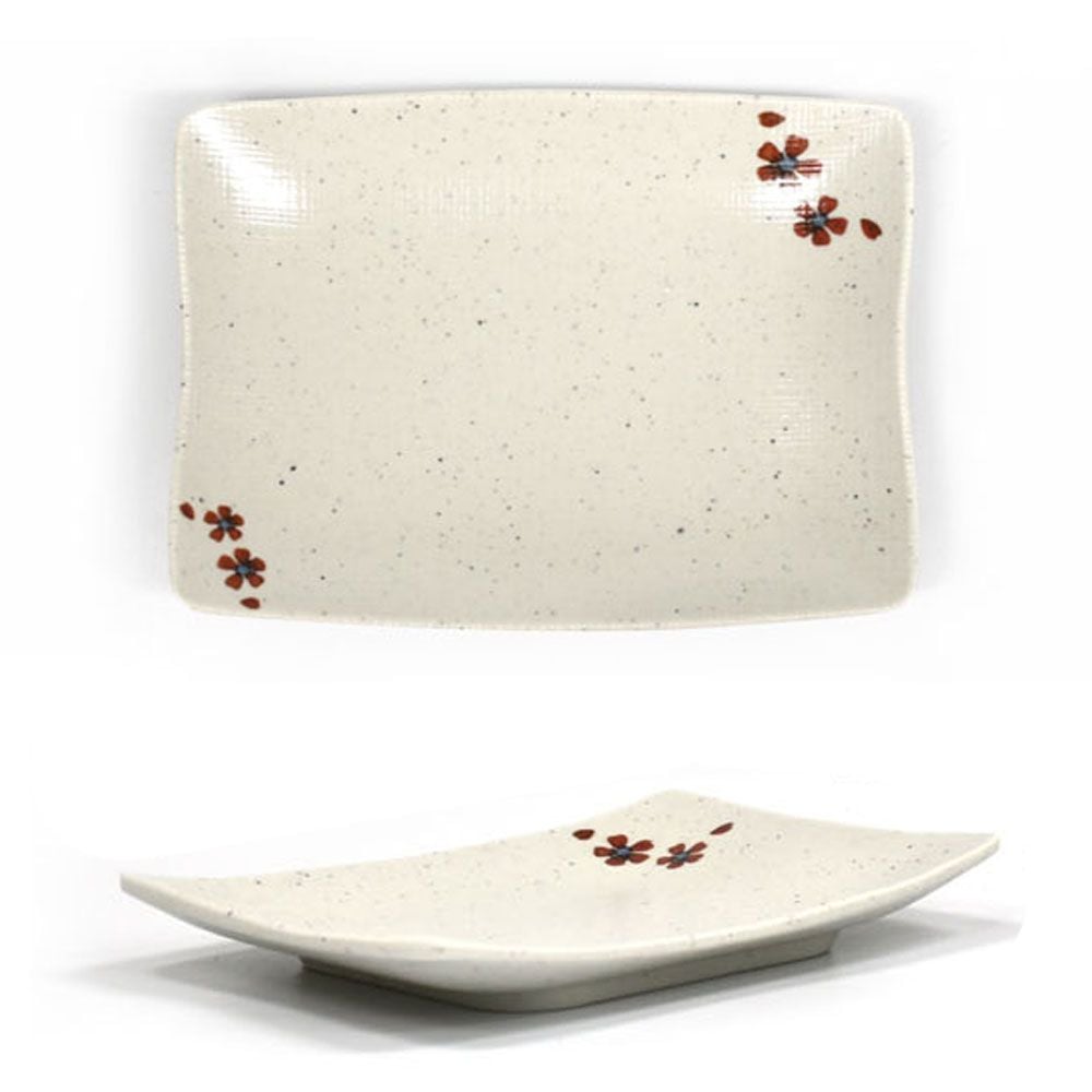 멜라민 한정식 사각 반찬접시 생선접시 28.7cm 15호 - 메인 이미지