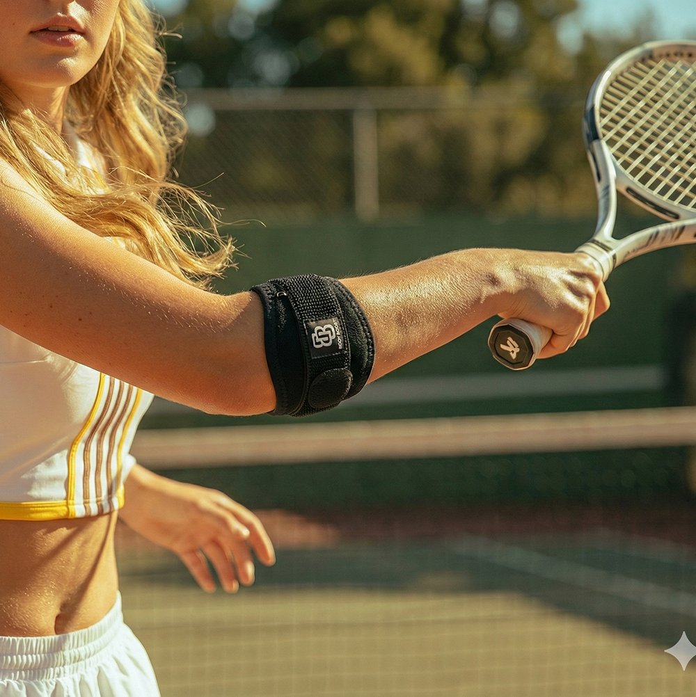 배드민턴 팔꿈치보호대 전완근 골프 테니스 엘보보호대 엘보우