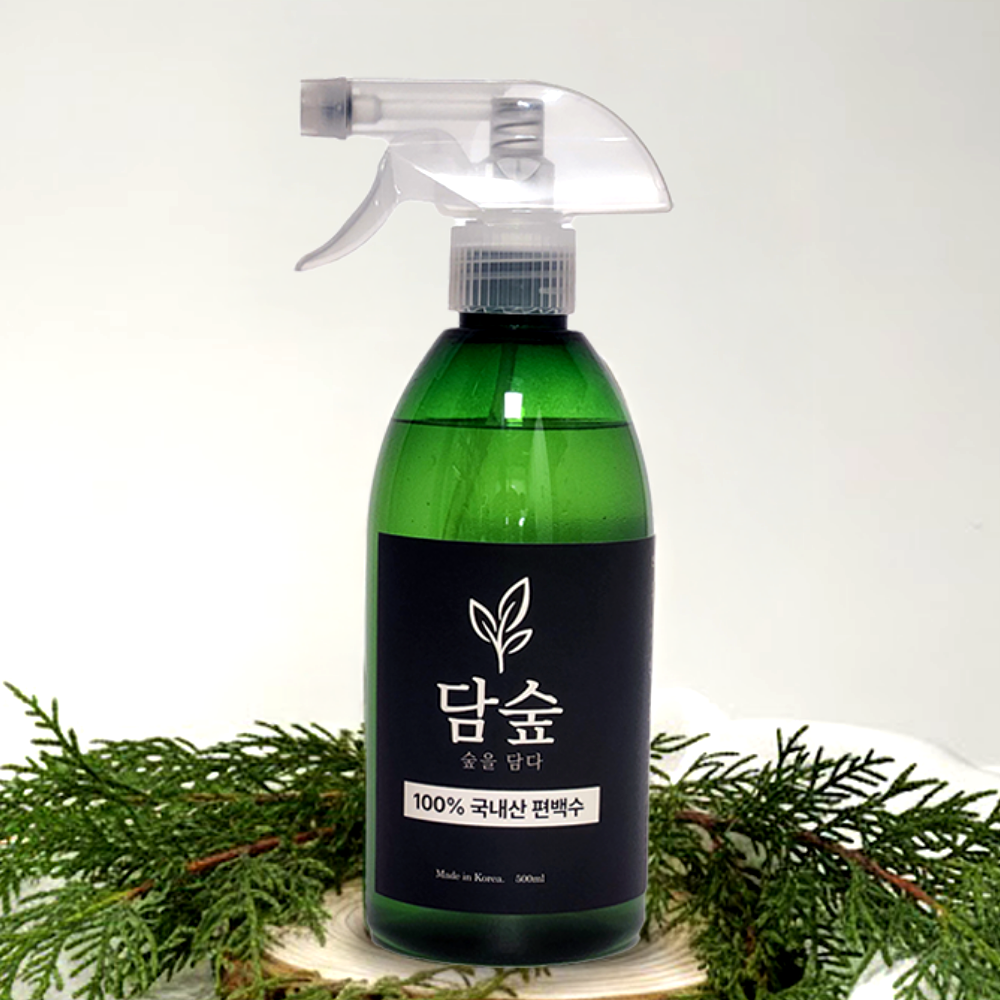 담숲 피톤치드 편백수 스프레이 탈취제 새집증후군 진드기 500ml, 1개 - 상품 이미지