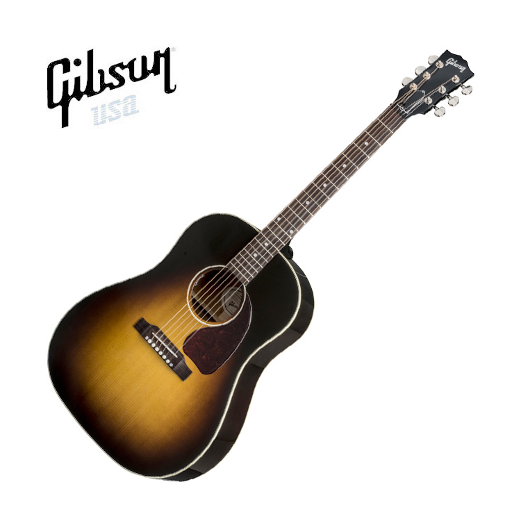 Gibson J-45 Standard - Vintage Sunburst / 깁슨 J45 스탠다드 어쿠스틱 기타 (RS45VSN19) - 상품 이미지
