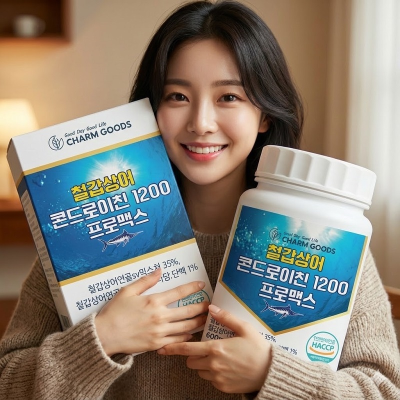 MBP 유단백추출물 철갑상어연골 콘드로이친 600mg 60정 - 상품 이미지