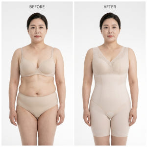 MERRIGE메리지 8087 뱃살 보정올인원 원피스보정속옷 빅사이즈 바디... 착용 후기 | 사이즈/핏 총정리 - 상품 이미지 3