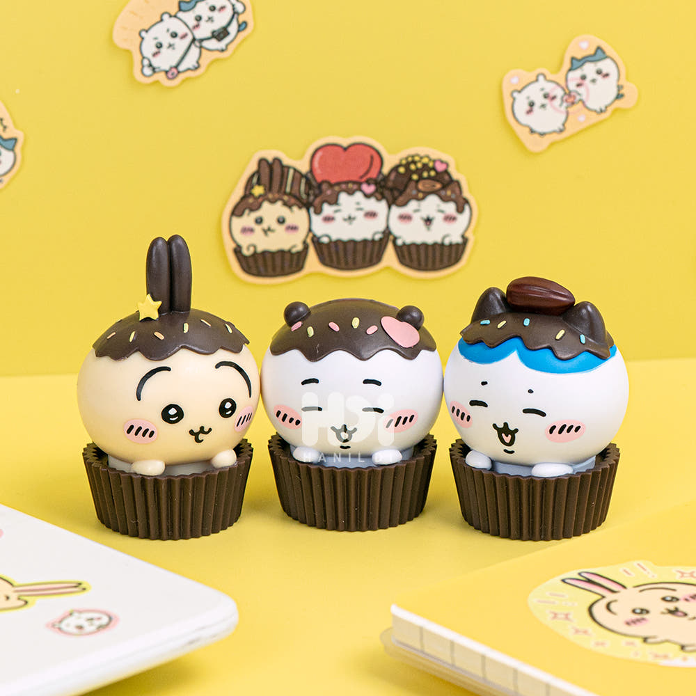 먼작귀 모니터 디저트 피규어 7종 세트 치이카와 랏코 모몽가 하치와레 우사기 굿즈 이미지 4