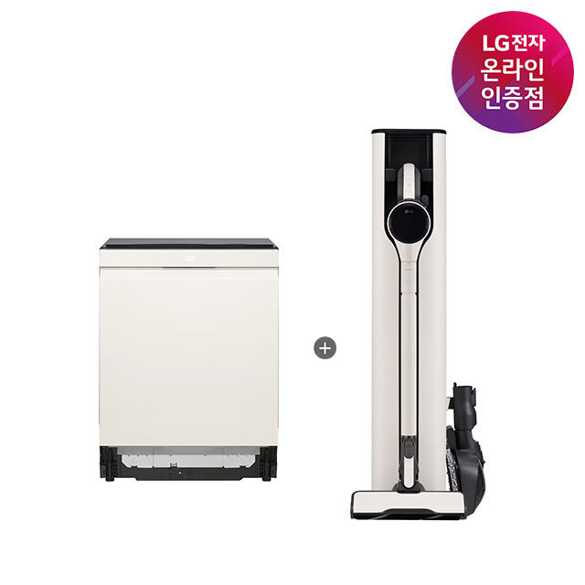 LG 디오스 오브제컬렉션 식기세척기 + LG 코드제로 A9S (DUE6BGL1E + AI927WA)