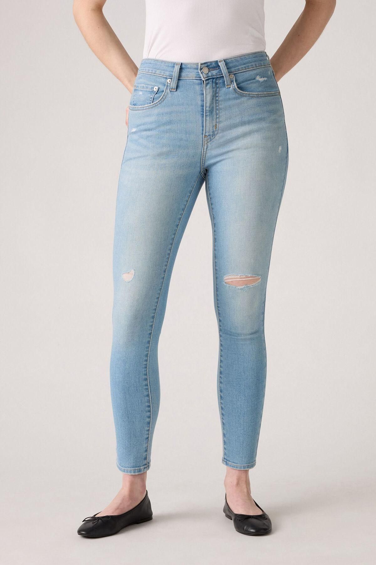 리바이스 연청 하이라이즈 스키니핏 데님 팬츠 4730350 AZUL - 상품 이미지