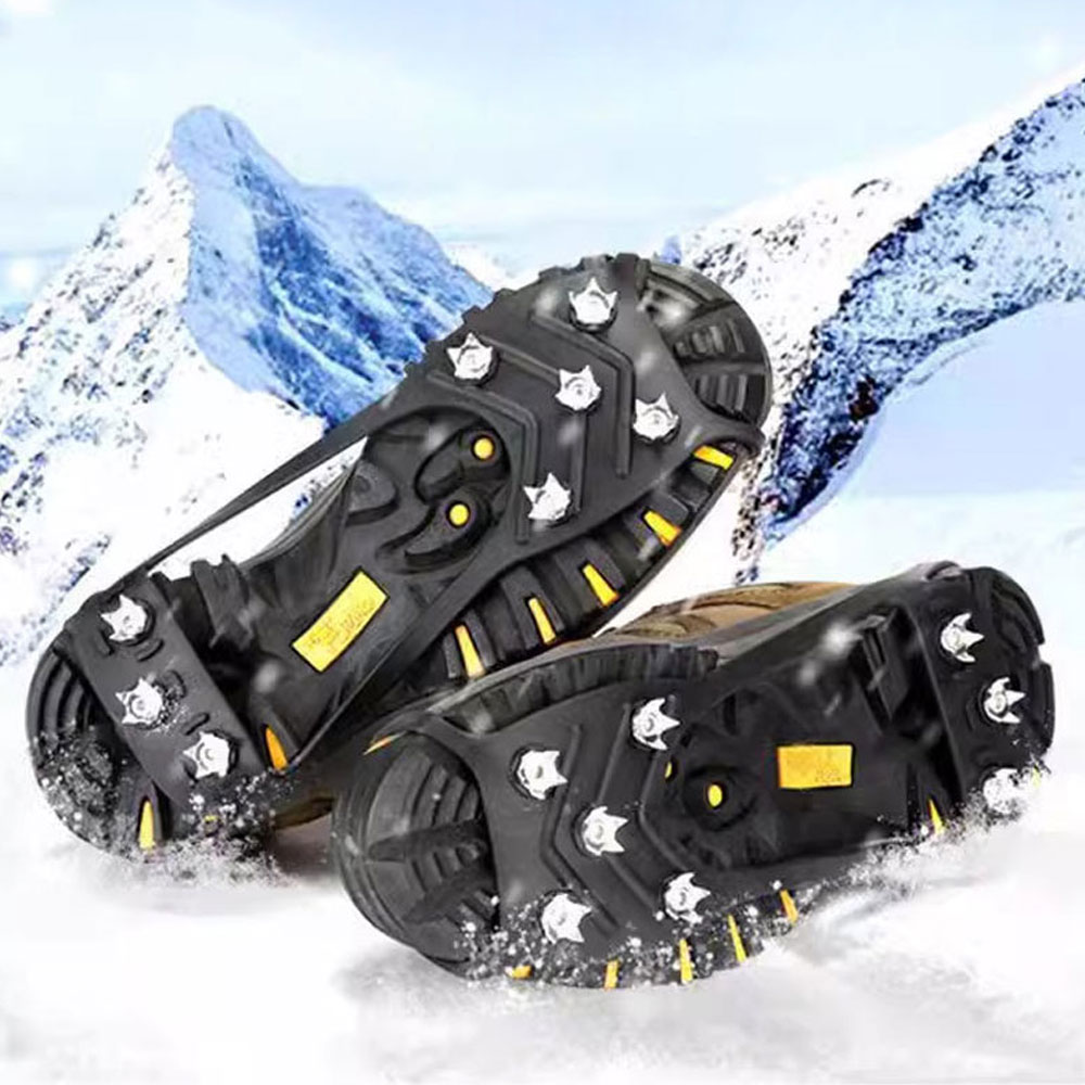 신발 미끄럼방지 아이젠 8핀 고무 눈길 빙판 도심형 - 상세 이미지 4