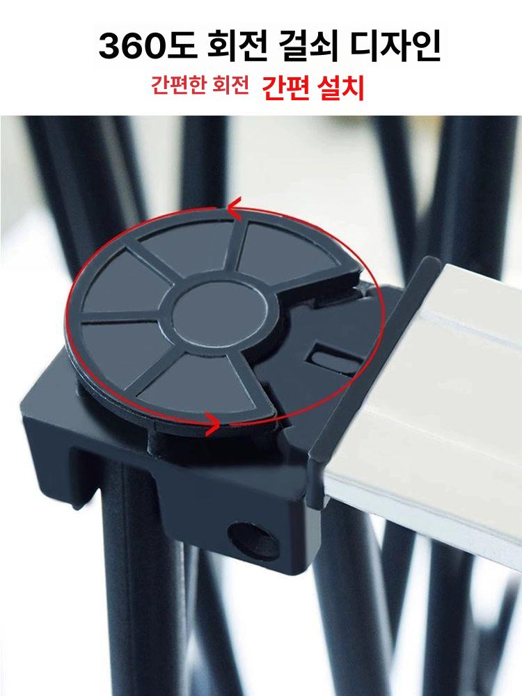 포토월 거치대 프레임 전시 포토존 만들기 배경 디스플레이 걸이대 야외용 아연도금 강관 후면 지지봉 2개 - 상세 이미지 4