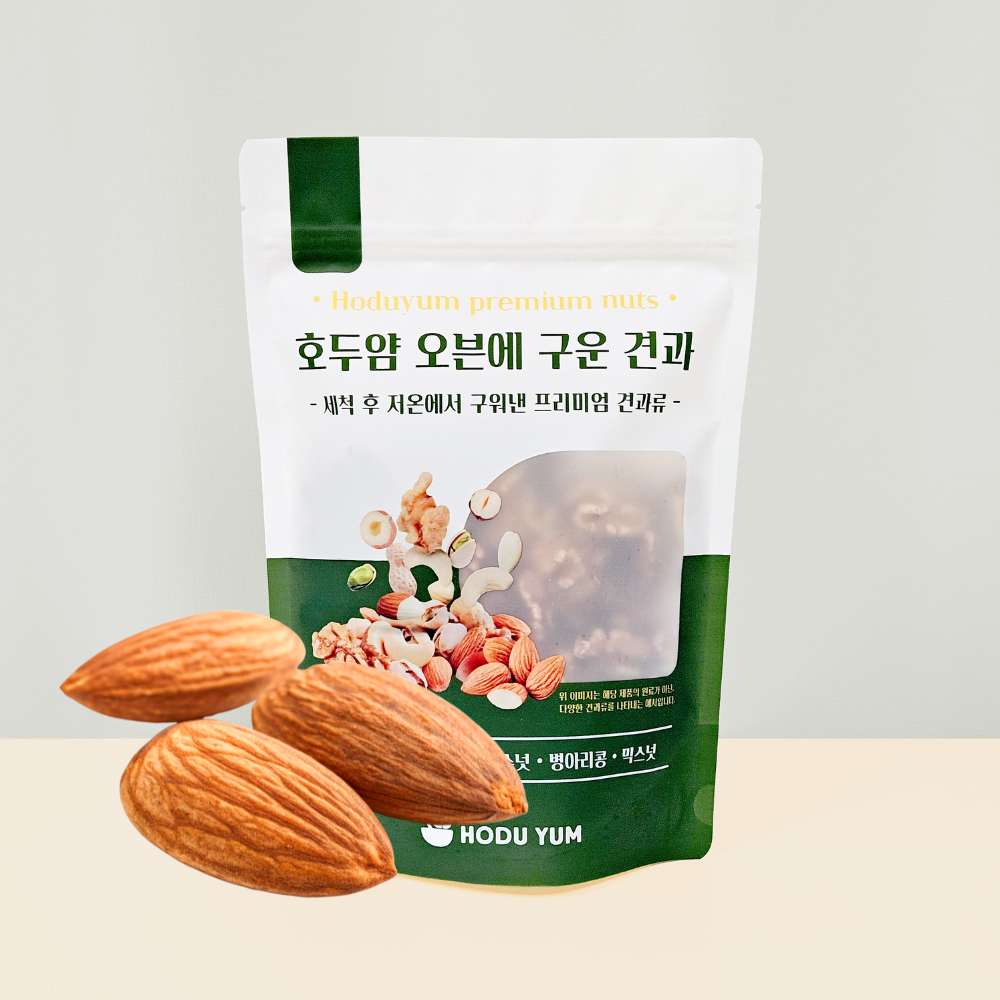 호두얌 캘리포니아 구운 햇 호두 반태 290g
