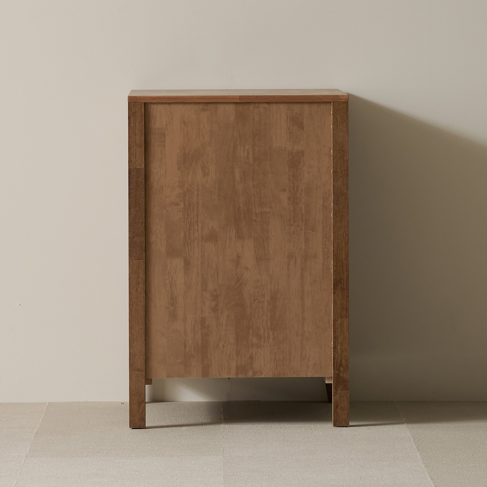 나무뜰 헤이즐 원목 높은 스탠다드 서랍장 60x50x90, 4단, 헤이즐월넛 GM530C