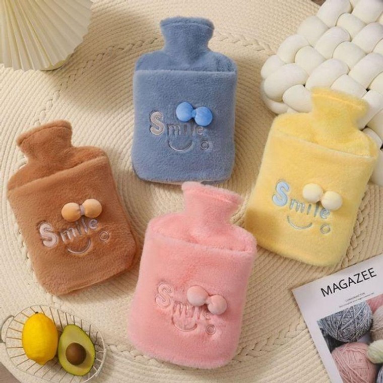보온 스마일 물주머니 핫팩 온찜질팩 2000ml - 상품 이미지