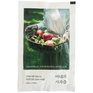 아내의 100% 사과즙 100ml 21포 국산 생 착즙 맛있는 아침 임산... 맛있게 먹은 솔직 후기 - 상품 이미지 3