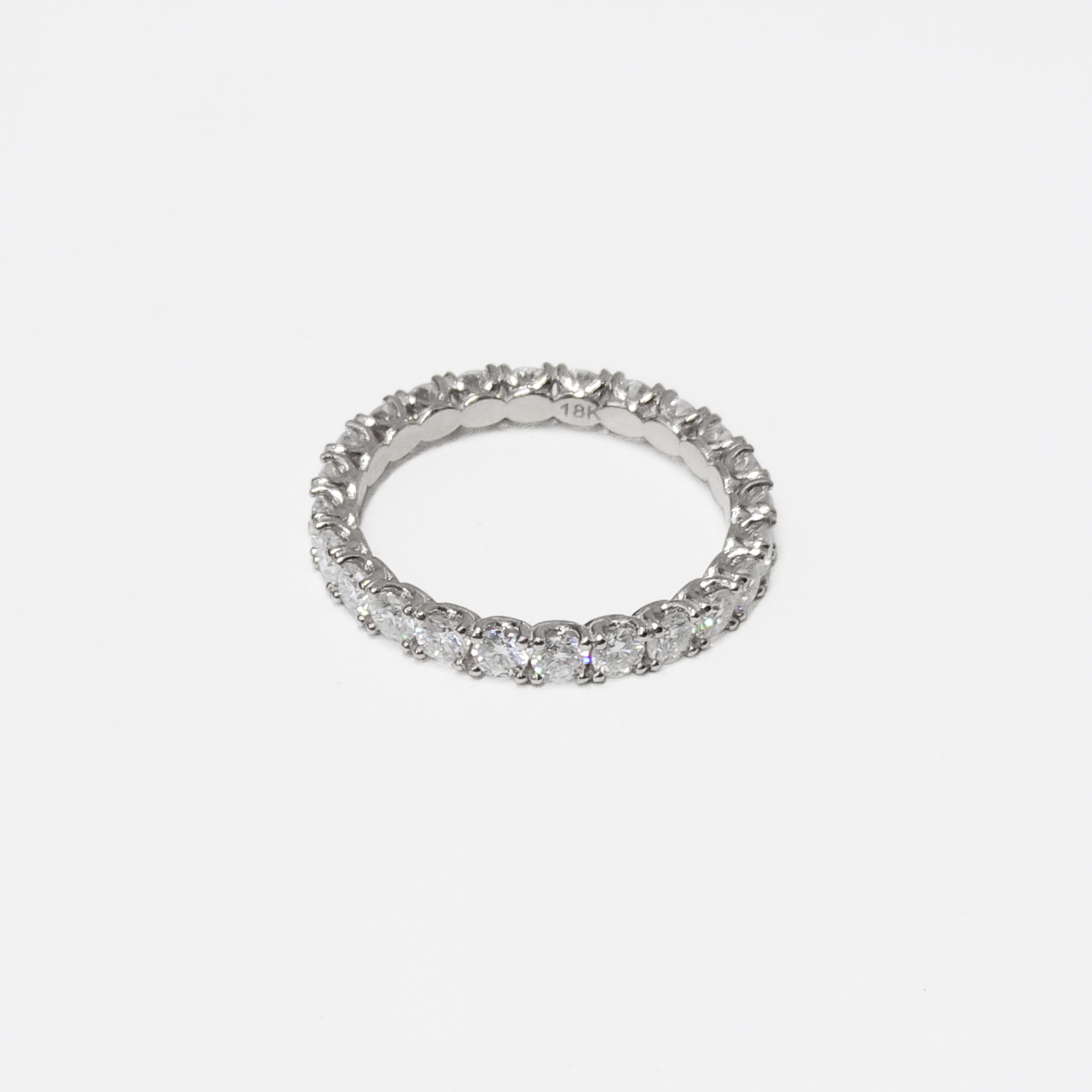 백금 랩다이아 가드링 반지 플래티넘 랩다이아몬드 2mm 2.2mm 2.5mm 2.7mm - 상세 이미지 4