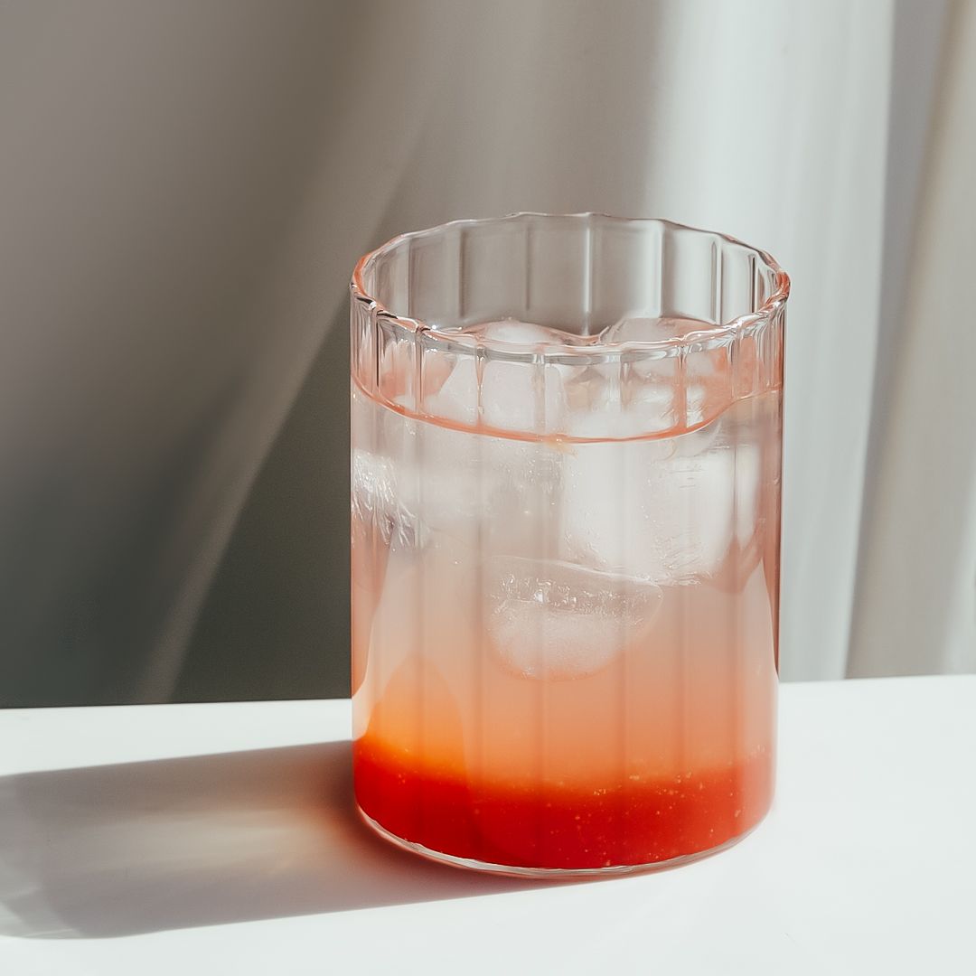 라인이 예쁜 내열유리컵 일자형 300ml 블레어 내열유리컵 - 상품 이미지