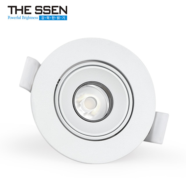 더쎈 LED 다운라이트 오스틴 7.7cm(3인치) COB 5W 핀홀 집중형 매립등 - 상품 이미지